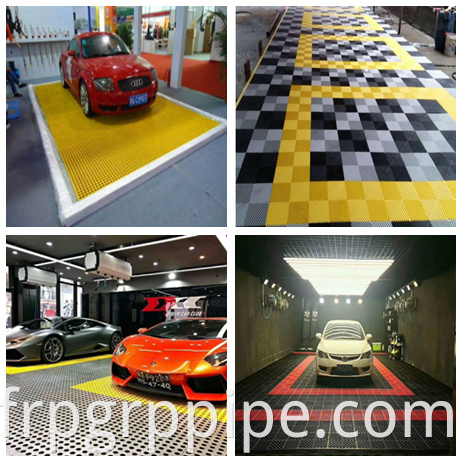 Fiberglass GRP FRP Car Wash Drain Floor Gratings